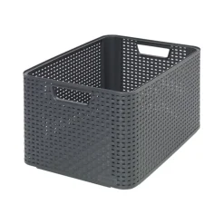 Curver Natural Style Mandje Large Anthraciet 43 ,6x32,7x22,8
