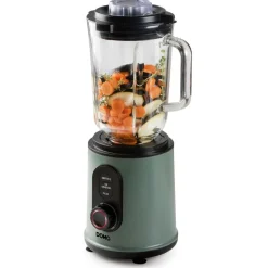 Domo Blend & Balance blender met glazen kan van 1,5 L en beker - 800 W - groen