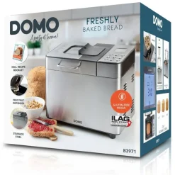 Domo Broodbakmachine 500-750-1000gr - 18 programma's - incl. dispenser en glutenvrij programma