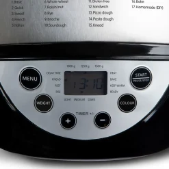 Domo Broodbakmachine 1000-1250-1500gr - 17 programma's - incl. glutenvrij programma