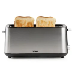 Domo Broodrooster voor 4 toasts incl. ingebouwd broodjesrek