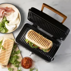 Domo DO9278C Snackmaker 3-in-1: croque-wafel-grill inky black