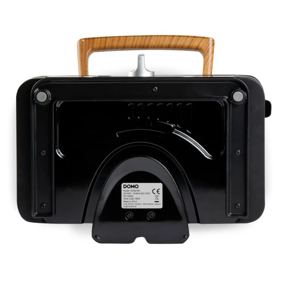 Domo DO9278C Snackmaker 3-in-1: croque-wafel-grill inky black