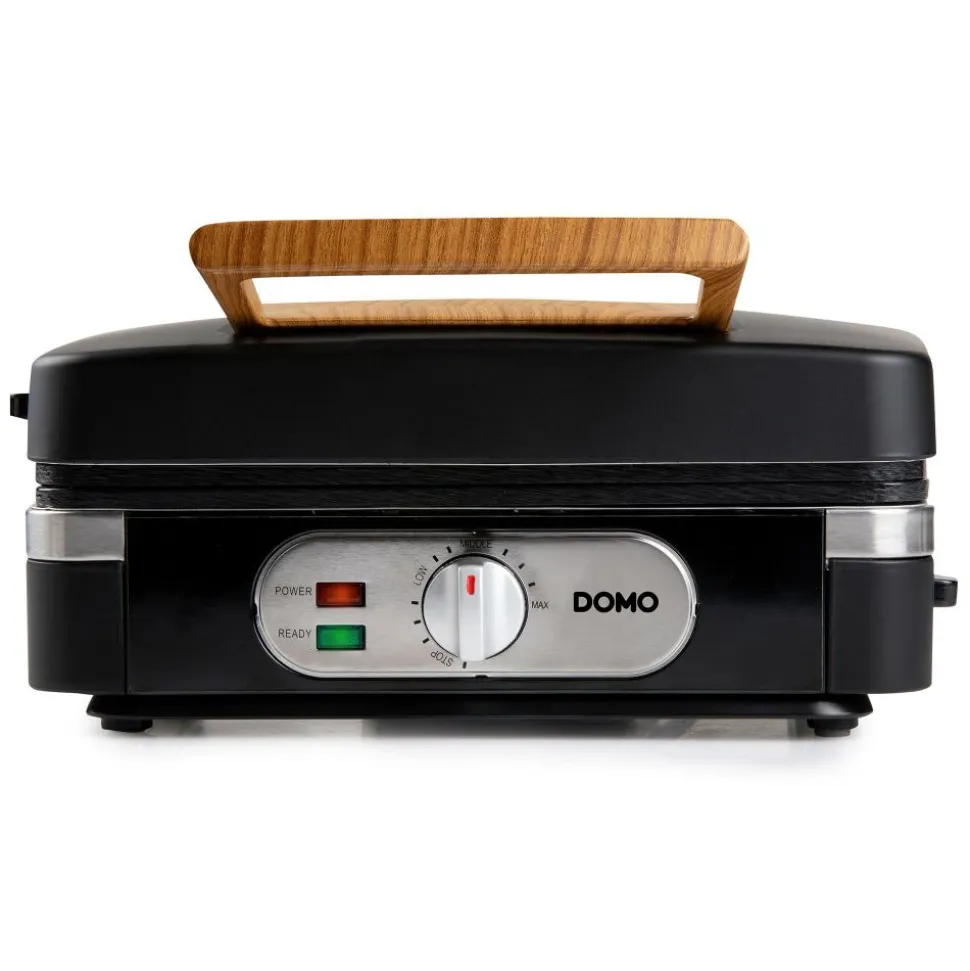 Domo DO9278C Snackmaker 3-in-1: croque-wafel-grill inky black