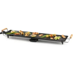 Domo Family & Friends Teppanyaki XXL 90x22cm 1800W houtlook