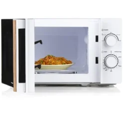 Domo Microgolfoven hout wit - solo - 20L