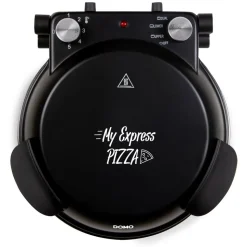 Domo My Express Pizza Pizzaoven zwart - keramische steen