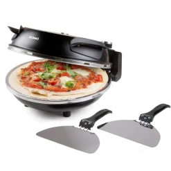 Domo My Express Pizza Pizzaoven zwart - keramische steen
