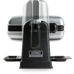 Domo Roterend Wafelijzer rechthoekige wafels 4x7 zilver