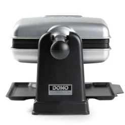 Domo Roterend Wafelijzer rechthoekige wafels 4x7 zilver