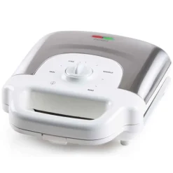 Domo Tasty Waffle XL - RVS - temp contr