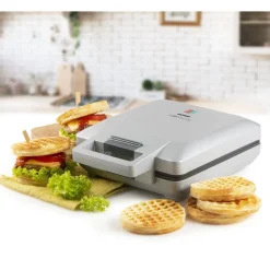 Domo Wafelijzer Wafflelicious - voor 4 ronde wafels