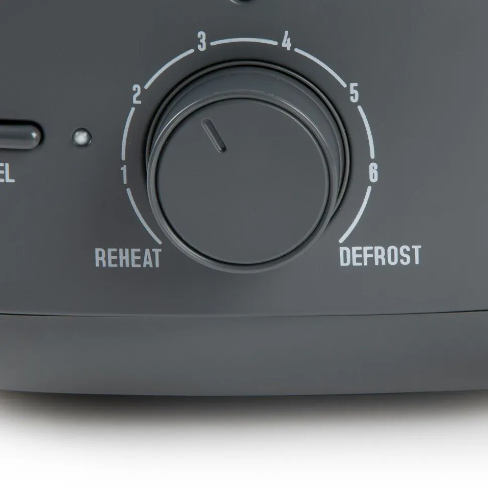 Domo Wood You Broodrooster 2 sneden mat grijs