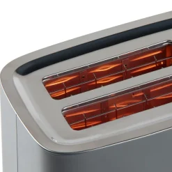 Domo Wood You Broodrooster 2 sneden mat grijs