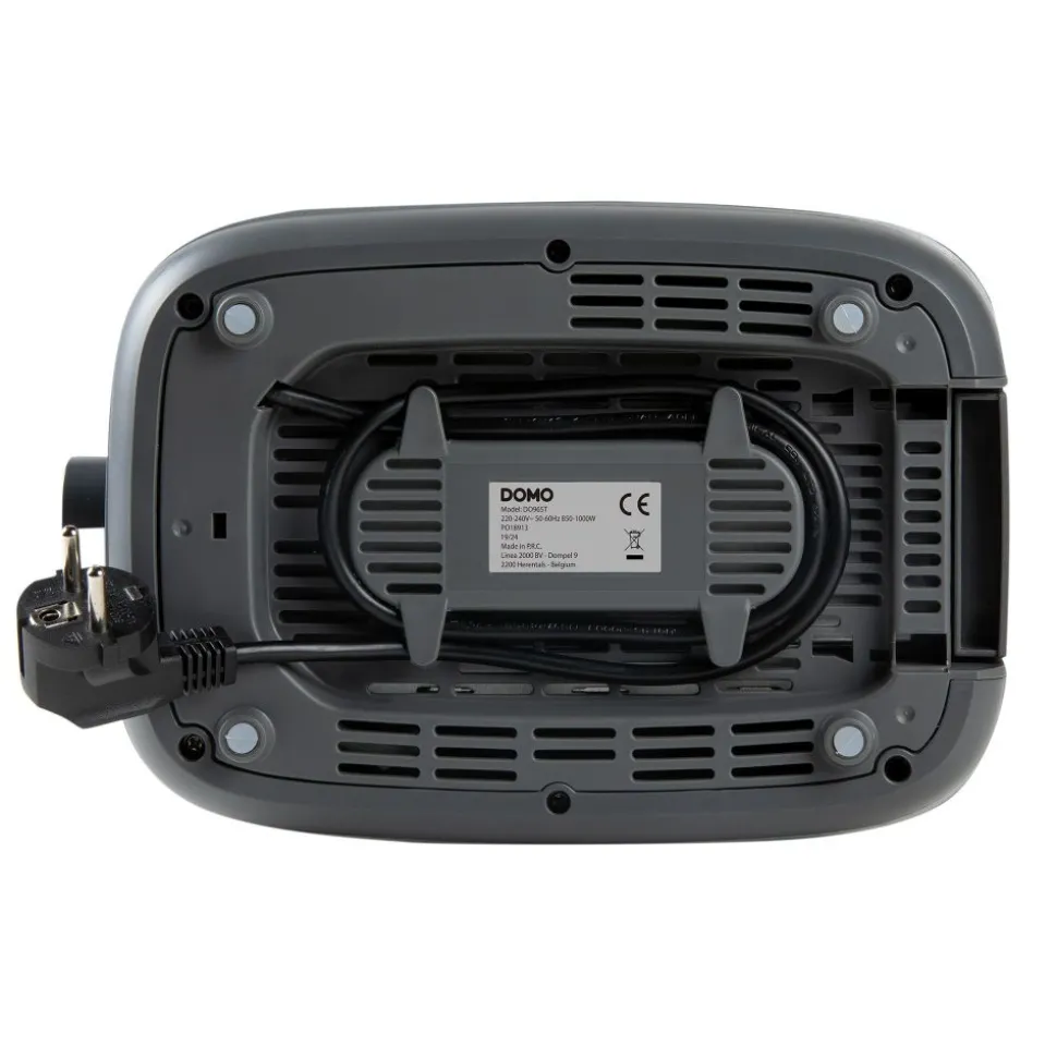 Domo Wood You Broodrooster 2 sneden mat grijs