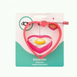 Dotz Eibakring uit silicone hart roze