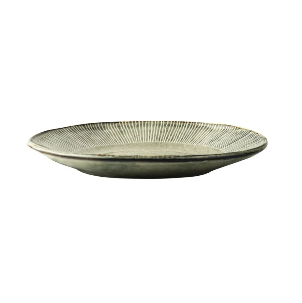 Dutch Rose Organic Plat bord 21,5cm Groen