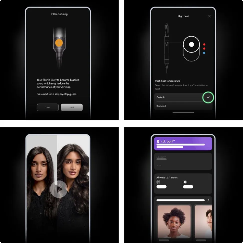 Dyson Airwrap id™ multistyler en haardroger - Curly+Coily (Jasper plum)