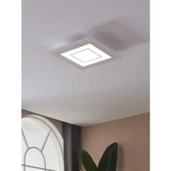 Eglo ALBARCA Plafondarmaturen aluminium, staal wit / Kunststof wit H: 69 mm