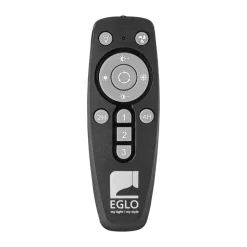 Eglo ALMERIA Ventilator met licht ABS wit, zwart / acryl melkkleurig H: 190 mm | Ø 480 mm