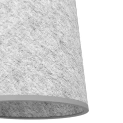 Eglo ALSAGER hanglamp staal zwart / vilt grijs H: 1100 mm