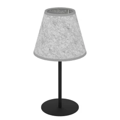 Eglo ALSAGER Tafellampen staal zwart / vilt grijs H: 395 mm | Ø 200 mm