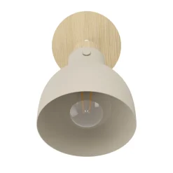 Eglo ARRECIFE spot staal bruin, nikkel-mat / staal zand H: 235 mm | Ø 145 mm