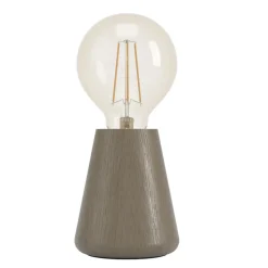 Eglo ASBY Tafellampen Hout donkerbruin H: 100 mm | Ø 85 mm