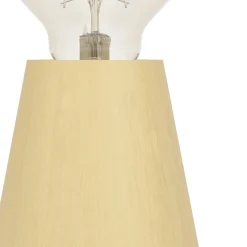 Eglo ASBY Tafellampen Hout lichtbruin H: 100 mm | Ø 85 mm
