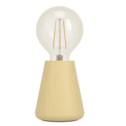 Eglo ASBY Tafellampen Hout lichtbruin H: 100 mm | Ø 85 mm