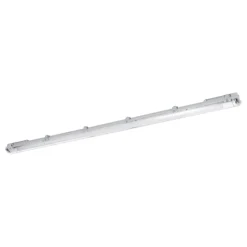 Eglo BASIC - Kunststof grijs / Kunststof transparant H: 56 mm