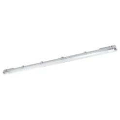 Eglo BASIC PLUS - Kunststof grijs / Kunststof transparant H: 56 mm