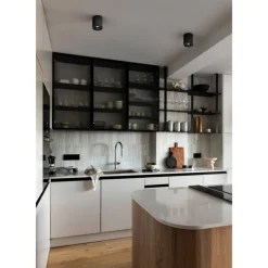 Eglo BOHOYO spot aluminium zwart / Kunststof transparant H: 110 mm