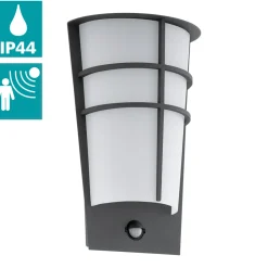 Eglo BREGANZO 1 Wandlamp staal verzinkt antraciet / Kunststof wit H: 300 mm