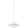 Eglo BRENDA hanglamp kunststof, staal wit, chroom / staal wit H: 1300 mm | Ø 430 mm
