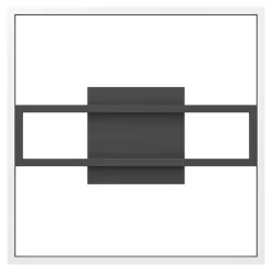 Eglo CALAGRANO-Z Plafondarmaturen aluminium, staal zwart / Kunststof wit H: 50 mm