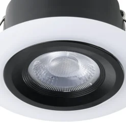 Eglo CALONGE inbouwarmatuur Kunststof zwart, wit Ø 100 mm