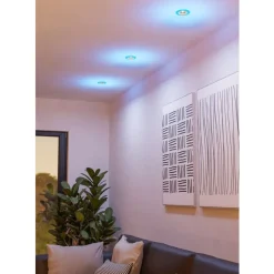 Eglo CALONGE RGB inbouwarmatuur Kunststof wit H: 32 mm | Ø 98 mm