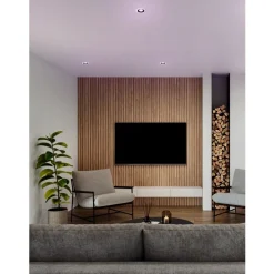 Eglo CALONGE RGB inbouwarmatuur Kunststof zwart, wit H: 32 mm | Ø 98 mm