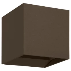 Eglo CALPINO 3 Wandlamp aluminium roestbruin / Glas helder H: 100 mm