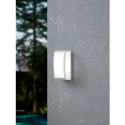 Eglo CAMARDA Wandlamp aluminium wit / Kunststof wit H: 110 mm