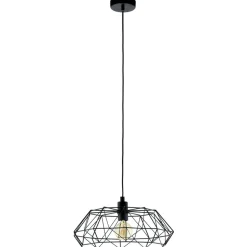Eglo CARLTON 2 hanglamp staal zwart H: 1100 mm | Ø 455 mm