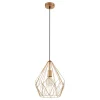 Eglo CARLTON hanglamp staal koperkleuren H: 1100 mm | Ø 310 mm