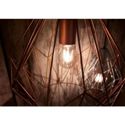 Eglo CARLTON hanglamp staal koperkleuren H: 1100 mm | Ø 310 mm