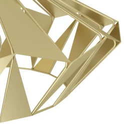 Eglo CARLTON Plafondarmaturen staal goudkleuren H: 235 mm | Ø 470 mm