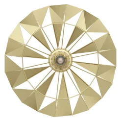 Eglo CARLTON Plafondarmaturen staal goudkleuren H: 235 mm | Ø 470 mm