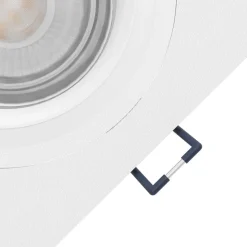 Eglo CAROSSO-Z inbouwarmatuur aluminium wit / Kunststof wit H: 25 mm