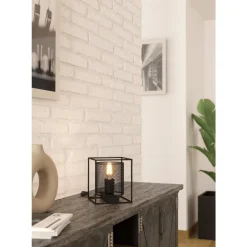 Eglo CATTERICK Tafellampen staal zwart H: 190 mm