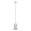 Eglo CAWTON hanglamp staal, hout staal, rustiek bruin H: 1100 mm | Ø 160 mm