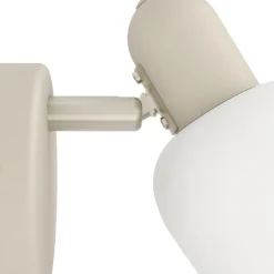 Eglo CORATO spot staal zand, mat nikkel / Glas wit H: 125 mm